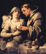 The Monk and the Nun ds CORNELIS VAN HAARLEM